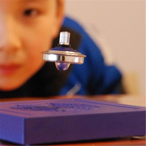 

kids magnetic spinning levitation magic gyro gyroscope suspended ufo floating levitating classic toy 1019