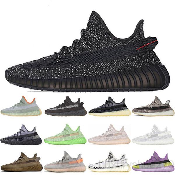 

static reflective casual shoes v2 black white men women kanye butter sesame beluga 2.0 zebra sneakers sport shoes eur 36-47 without box ty5c