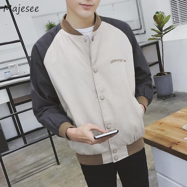 

men's jackets plus size men jacket stand harajuku clothes autumn korean style high fashion single breasted mens and coats streetwear, Black;brown