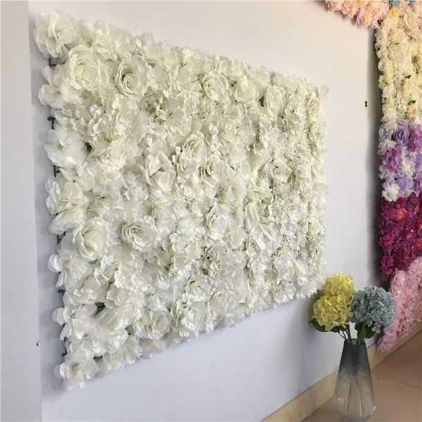 

decorative flower panel for flower wall handmade with artificial silk flowers for wedding wall decor baby shower party backdrop1