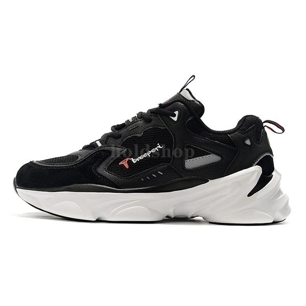 

us 8 eur 41.5 treeperi fashion chunky running shoes black white men women sports sneakers