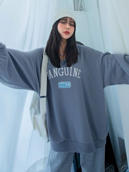 

dazy letter graphic drop shoulder sweatshirt e5jv#, White;black