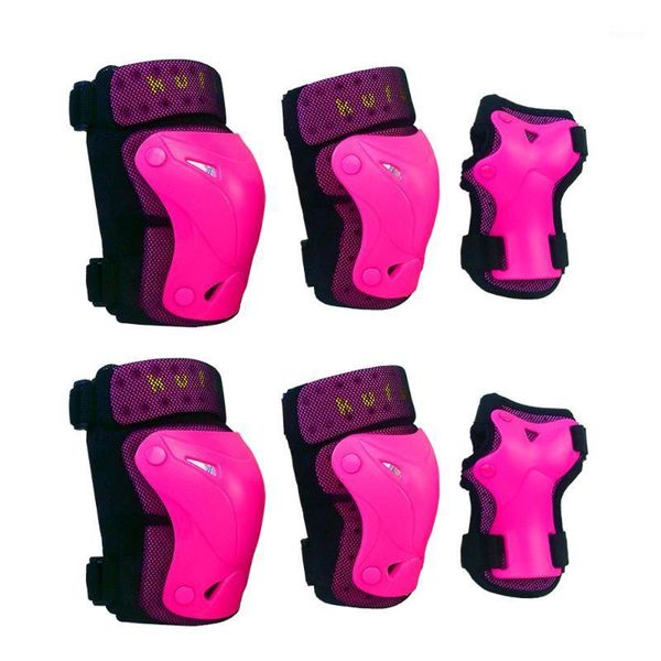 

kufun protective gear sets 3in1 rollerskate inline skate skateboard longboard safety protector pads wrist/elbow/knee1, Black;gray
