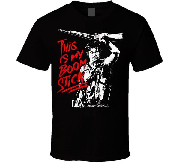 

army of darkness this is my boomstick horror evil dead t shirt m to 3xl t shirt fashion tee sport hooded sweatshirt hoodie