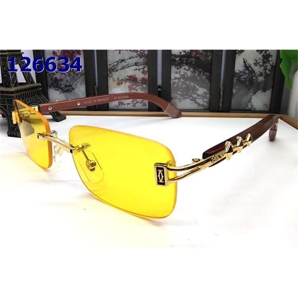 

square glasses buffalo horn plastic glass wooden leg sunglasses man gold wooden bamboo rimless frame glasses box, White;black