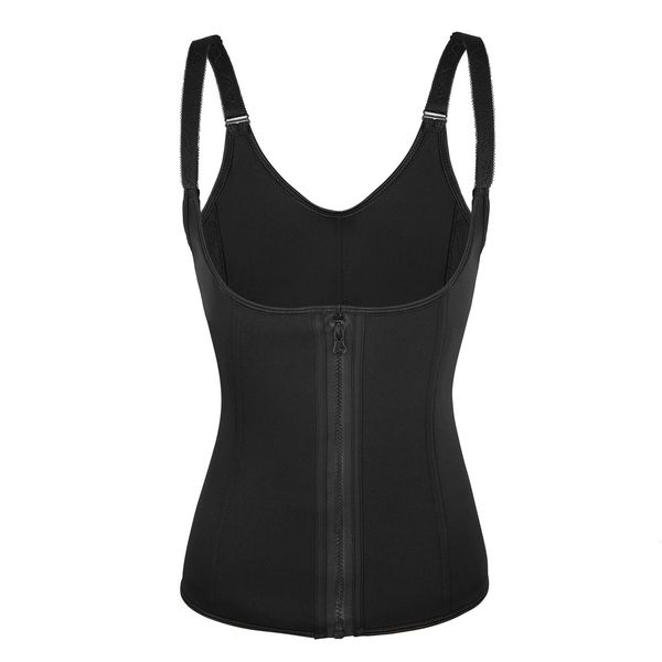 

2021 new shapers double-layer tank-ultra sweat sports fitness extreme perspiration neoprene corset waist trainer women ar9y, Black;brown