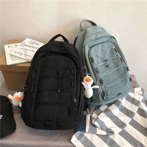 

backpack style student sports and leisure simple computer large capacity female middle school