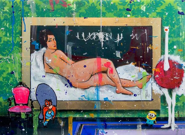 

angelo accardi позади вас украшения дома handpainted hd печать живопись маслом на холсте настенное искусство холст фотографии 201227