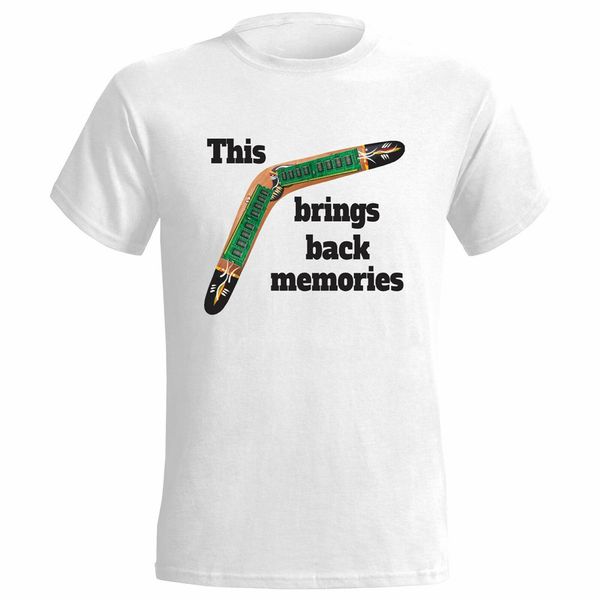 

brings back memories funny mens t shirt joke pun laugh present boomerang bad men clothes tee shirt sport hooded sweatshirt hoodie