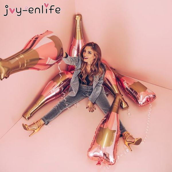 

large size champagne cup bottle aluminium foil balloons wedding birthday party decorations anniversary baby shower supplies