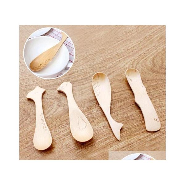 

wooden spoon cartoon animal series children spoon c sqcjck ppshop01