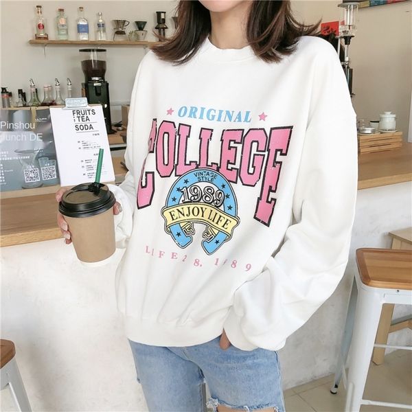 

hrhwa ar new large-size plus-fat women's t-shirt student korean-style age-reducing autumn leisure breathable round neck sweater t-shirt, Black