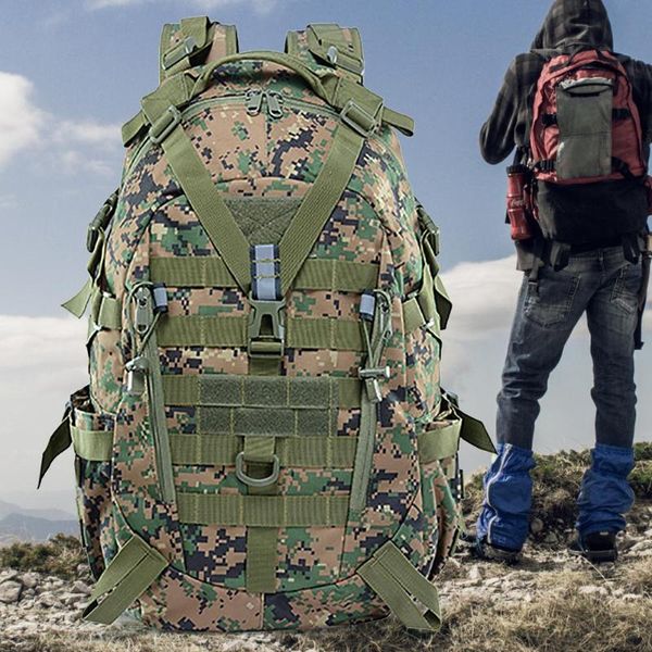 

outdoor bags backpack wear resistance night strip backpacks waterproof hiking knapsack big lightweight rucksack
