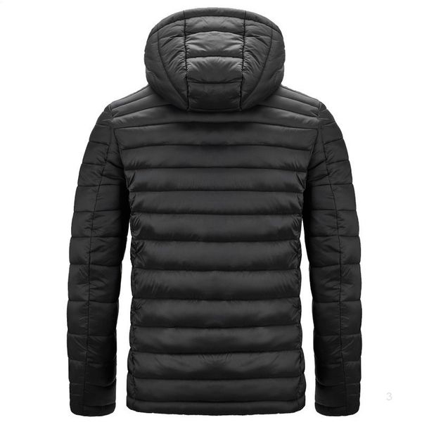 

men's winter warm outdoor down jacket fashion xupca, Black