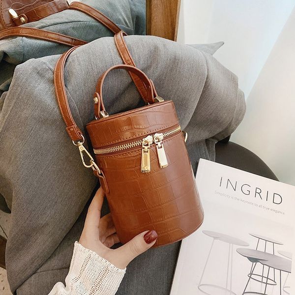 

hbp stone pattern designer mini pu leather bucket bag for women 2020 women's bag trend crossbody shoulder handbags branded hand bag