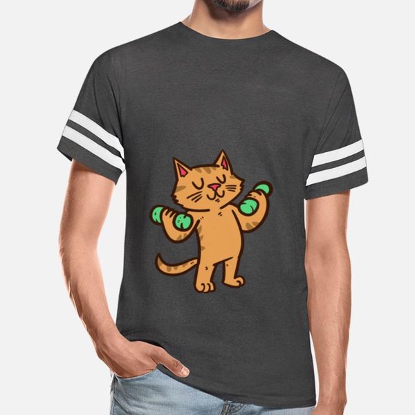 

body builder cat t shirt fun vintage summer tracksuit hoodie sweatshirt