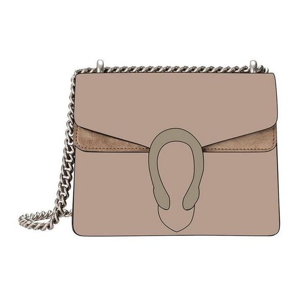 

new luxury designers pu chain bag 2020 women's fashion letter flip shoulder messenger bags handbag small square wallet