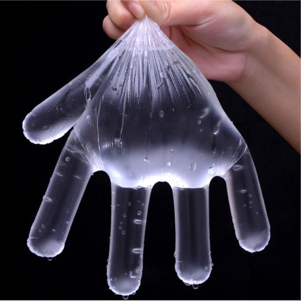 

housekeeping transparent kitchen film disposable work plastic gloves hygiene garden cleaning glove z199