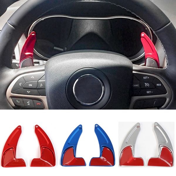 

yccpauto 2pcs aluminum alloy steering wheel shift paddle shifter for jeep grand cherokee 2015+ car accessories