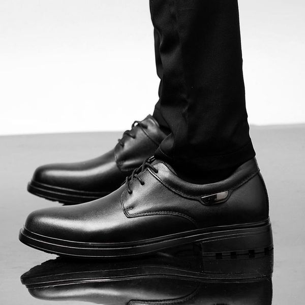 

dress shoes fashion men footwear soft genuine leather casual mens british style male business black white1