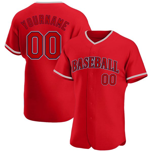 

custom red red-navy-87765 authentic baseball jersey, Blue;black
