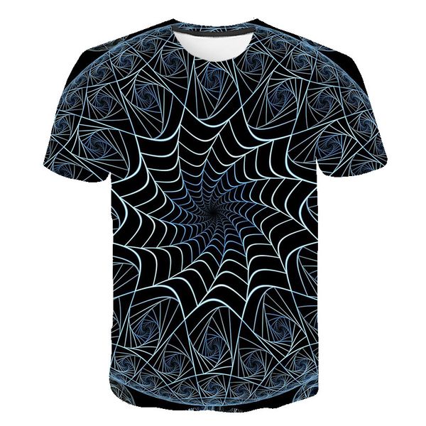 

psychedelic summer abstract geometric 3d print shirts graphic oversized funny men clothing