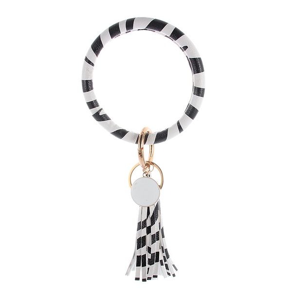 

multi colors wristbands keys chain pu leather wrap bangles key ring tassel charms bracelet buckles selling 12 29qha l1