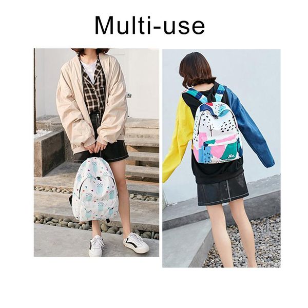 

ttou печати рюкзак высокого качества женщин холст рюкзак ранцы для подростков девочек книга сумка рюкзака bbyvux garden2010