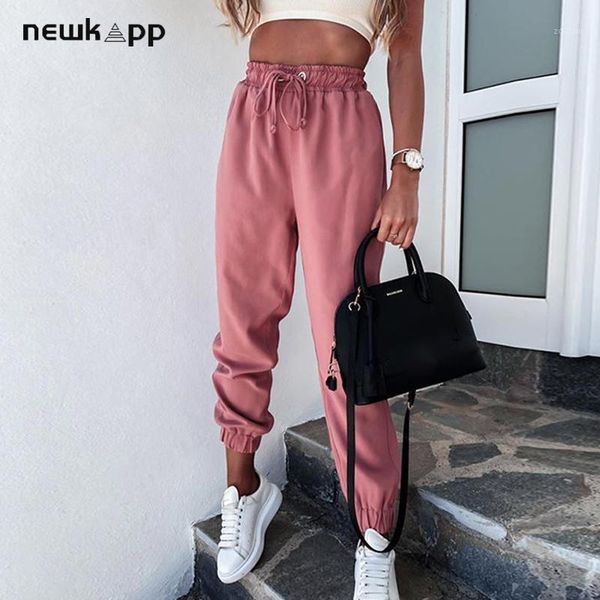 

women's pants & capris women sweatpants patchwork design color matching mid waist pencil summer autumn loose trousers for sport streetw, Black;white