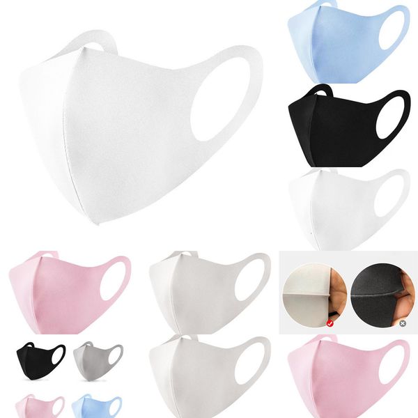 

factorybz0idustproof face anti-l stock mouth mask er pm2.5 washable reusable ice silk cotton masks tools#17 chy2