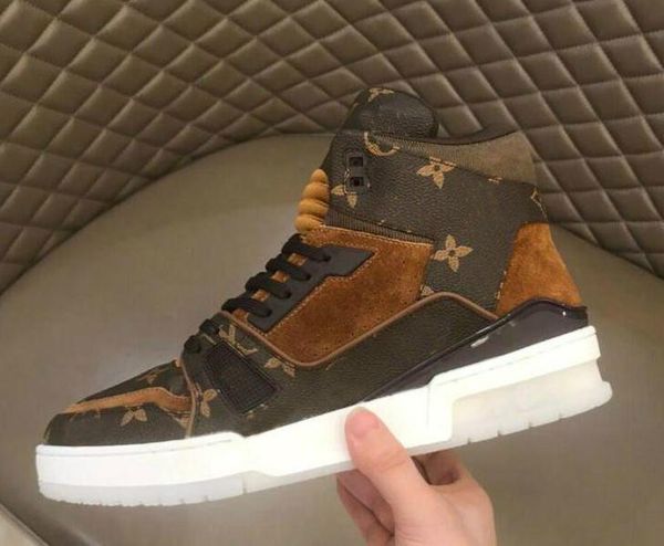

size 6-12 highest quality real leather sneakers men shoes chaussures de designer sports loafers running martin platform casual boots b11