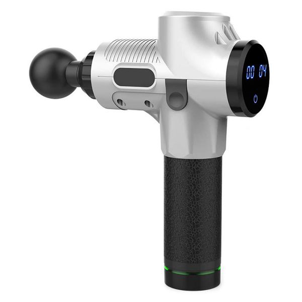 

lcd display massage gun deep muscle massager muscle pain body massage exercising relaxation slimming shaping pain relief