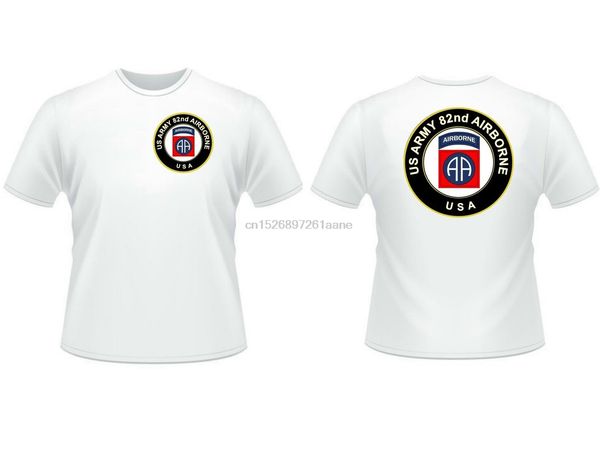 

2020 men cool tee shirt tt-shirt 82 eme airborne us army recto verso taille s m l xl xxl ww2 summer t-shirt sport hooded sweatshirt hoodie