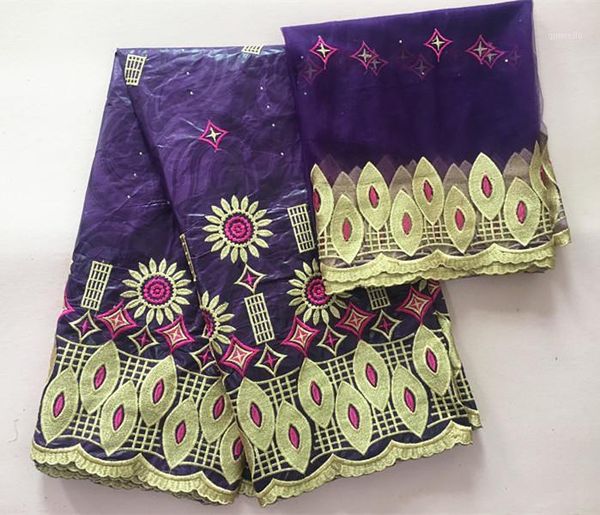 

still bazin riche getzner brode purple india basin riche getzner with french embroidered net lace for wedding 5+2yards/lot1, Black;white