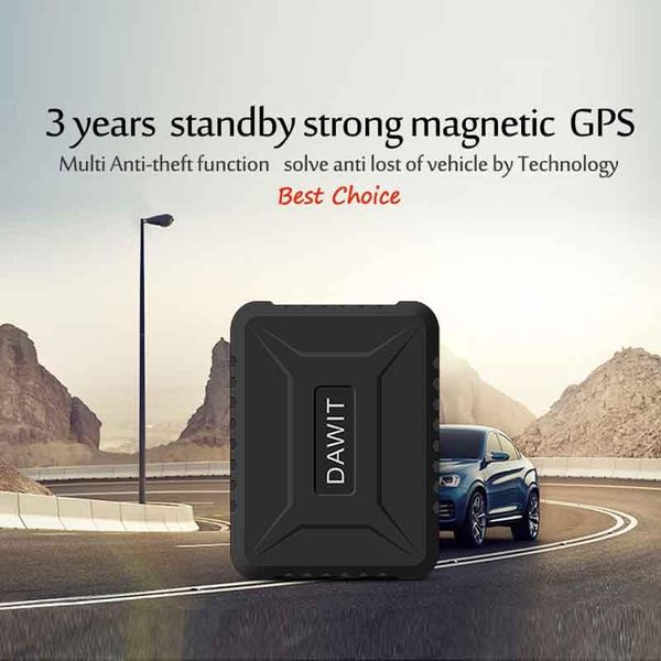 

long battery gps vehicle tracker tk800b with strong magnet fall off alarm vibration alarm randomly activate device positioning