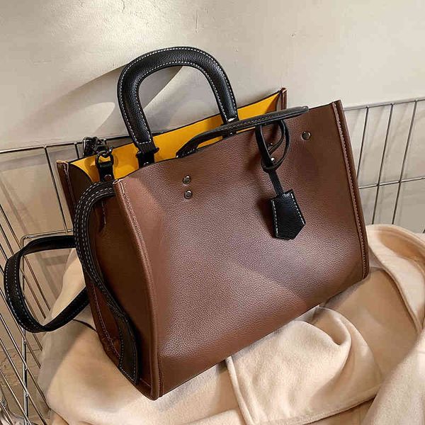 

vintage tote side bag luxury brand 2022 in trend winter pu leather women's designer handbag brand shoulder crossbody bag