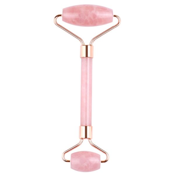 

20pcs natural rose quartz gua sha board pink jade stone roller body facial eye scraping plate acupuncture massage relaxation health care