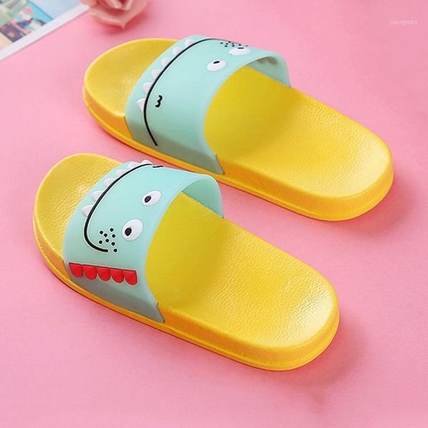 

children slippers summer boys beach shoes kids hole shoes girls soft bottom non-slip baby slipper cute cartoon new1, Black;grey
