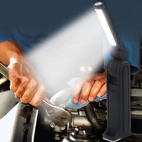 

bike lights work light cob torches multifunction rechargeable led slim lamp car service station