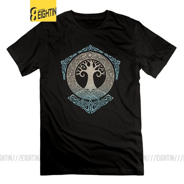 

eightin vikings valhalla odin yggdrasil tree of life simple tees funny short sleeve o neck sport hooded sweatshirt hoodie men t shirt