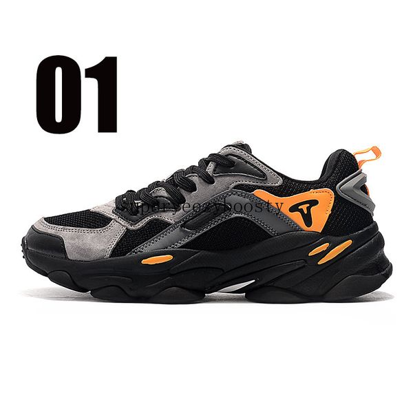 

new treeperi fashion chunky 700 us 7 eur 40 running shoes black grey orange for men sneakers