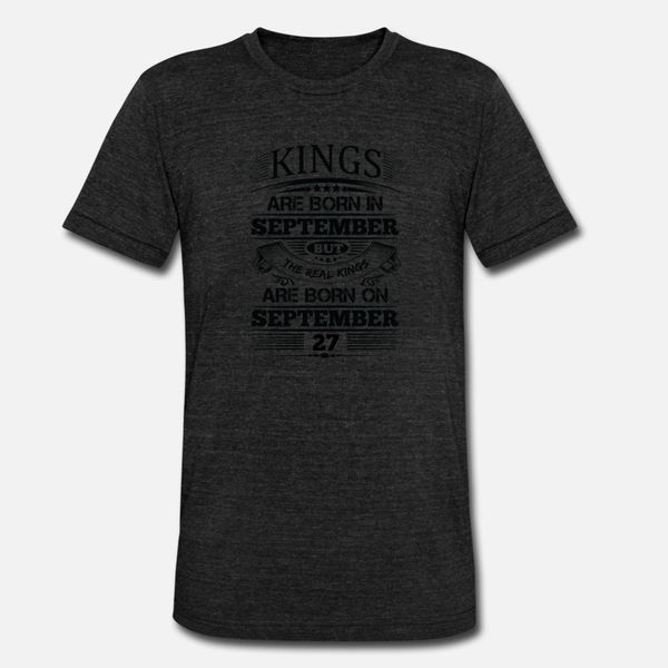

real kings рождаются на 27 сентября тенниска diy популярные лето tracksuit толстовка толстовка
