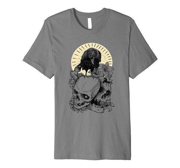 

новая летняя мода мужчины tee shirt raven черепа цветочные time has come t-shirt повседневная футболка спортивная с капюшоном толстовка толс