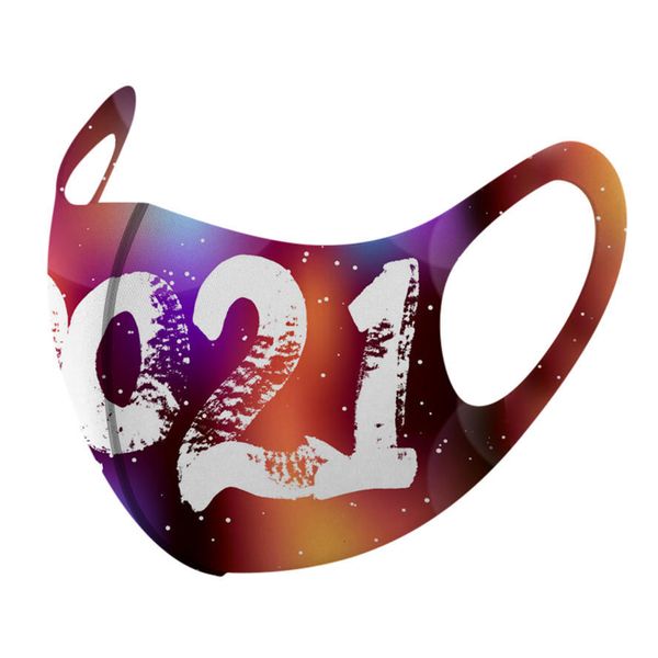 

new designer 2021 face year printed mask designer mask cold-proof breathable dustproof 3d stereo mouth masks black red facemask