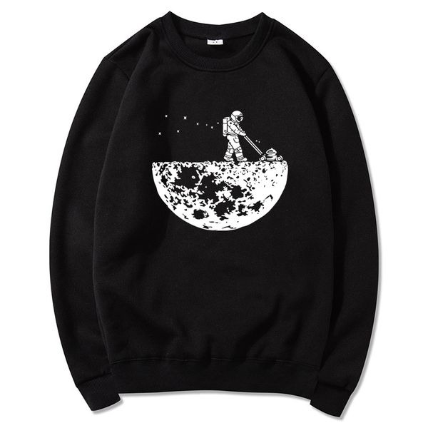 

brand spring autumn men hoodies no cap o neck tracksuit men women comfortable sweatshirts h, Black