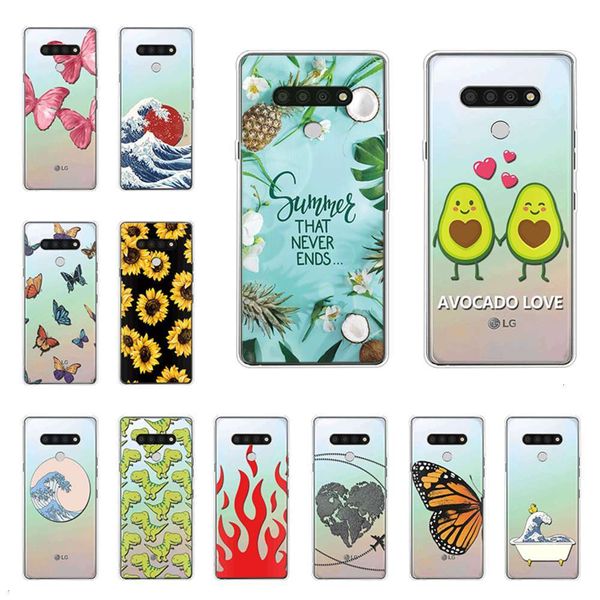 

sewqlg style 6's tpu silicone back cover, 6.8 "transparent shock proof shellvtrvgt