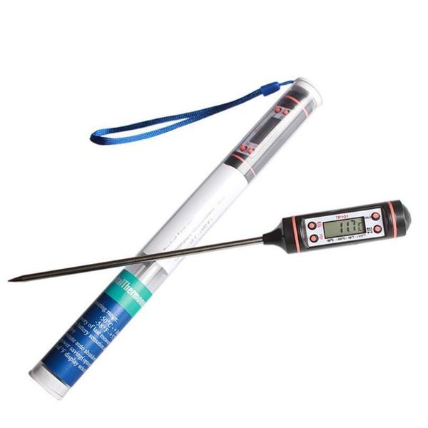 

bbq meat thermometer kitchen digital cooking food probe electronic bbq household temperature detector tool with retail package lx6192 c6jps