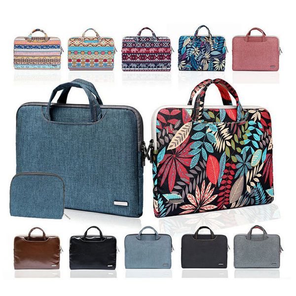 

business women lapnotebook carrying case briefcase for macbook air 13.3 14 15.6 in casual handbags mouse bag