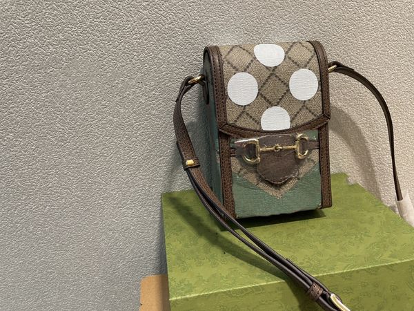 

2022shoulder bag old flower + diamond pattern color camera bag