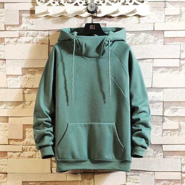 

streetwear punk 2020 autumn spring fashion loose sweatshirt men's white green black hip hop long sleeve pullover hoodies clothes1